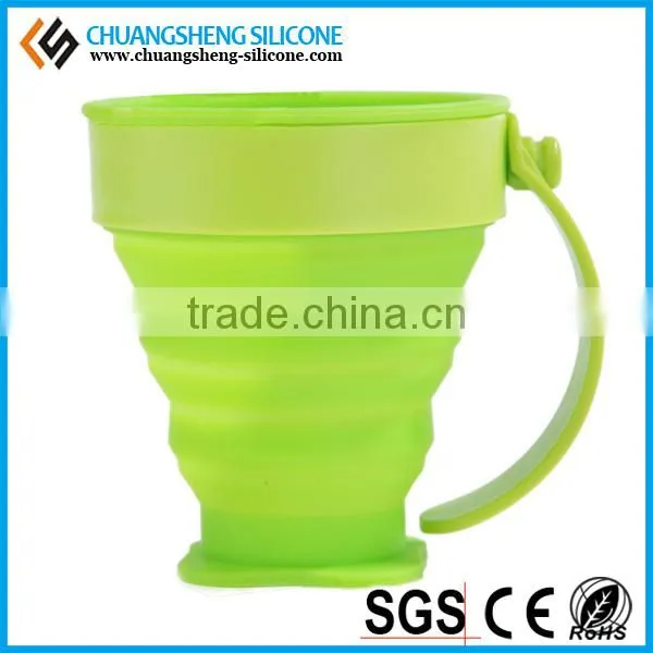 Daily Necessory Folding Cup, Silicone Foldable Mug, Multifunctional Container photo-4
