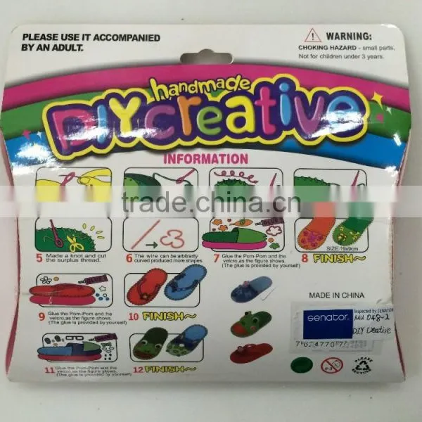 DIY Felt Shoe/DIY Educational Toy for Kids /Kids Handmade Craft Diy Felt photo-2
