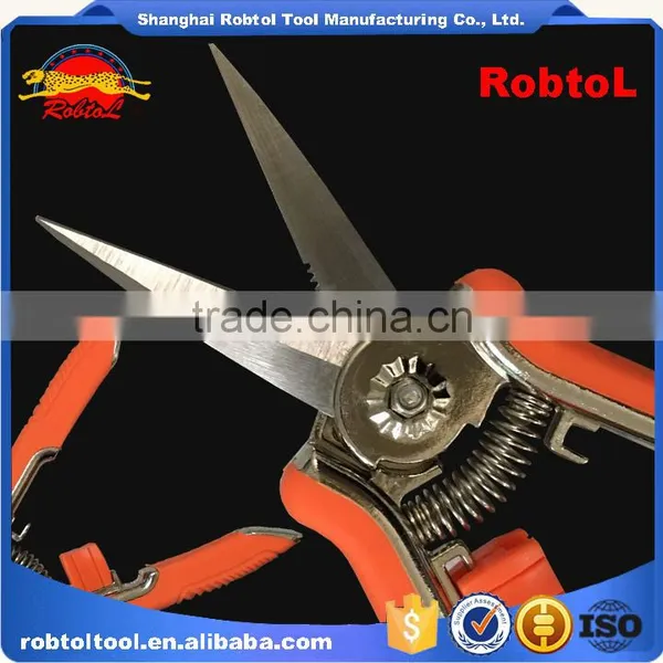 6.5" Bypass Garden Pruning Shears Plant Fruit Scissors Pruner Snip Gardening Secateurs Hand Tool photo-4