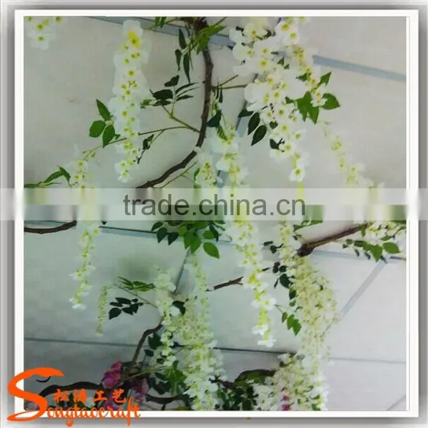 Factory Price Artificial Wisteria Tree Colour Decorative Artificial Wisteria photo-3