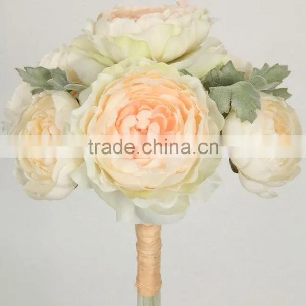 Bridal Wholesale Wedding Bush Bouquet Flore Ranunculus Artificial Bushes photo-4