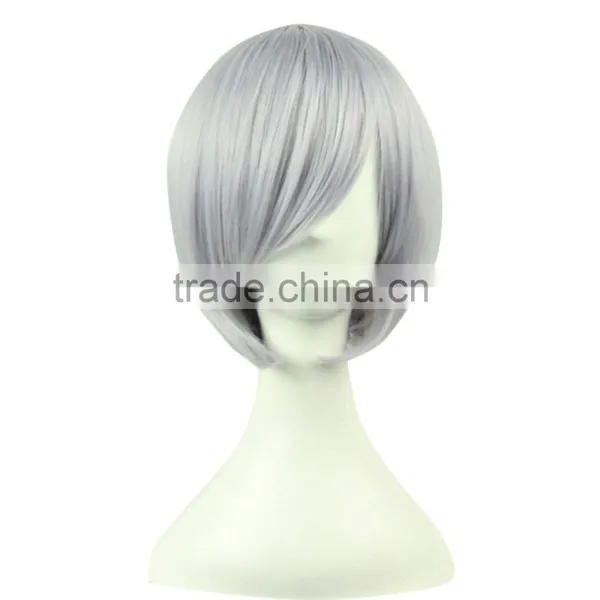 Fashion Colorful Human Hair Wig Short Lace Wigs Human Wholesale