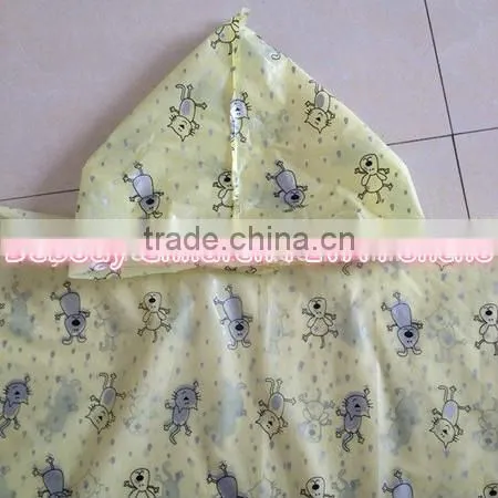 Children Lightweight Small Cat PEVA Rain Poncho photo-2