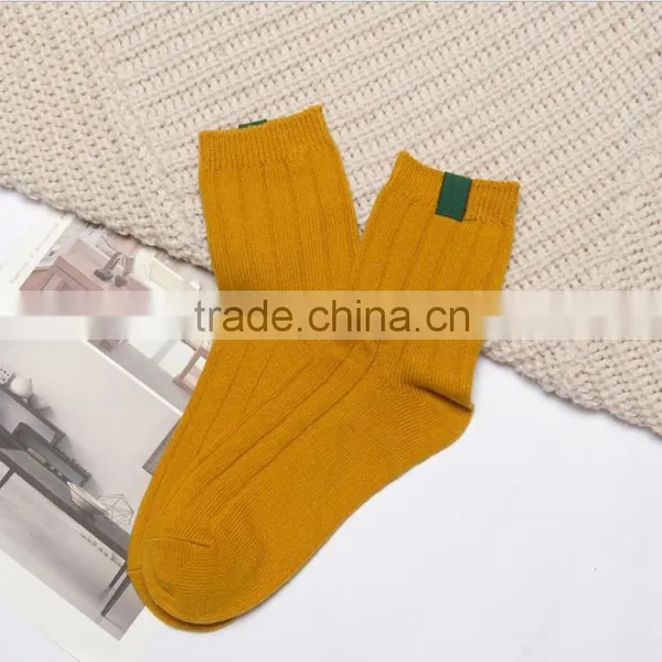 Zm21801a Pure Color Wholesale Women Winter Socks photo-6