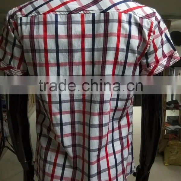 2017 Summer New Short Sleeve Shirt Casual Shirts Mens Flannel Shirts photo-2