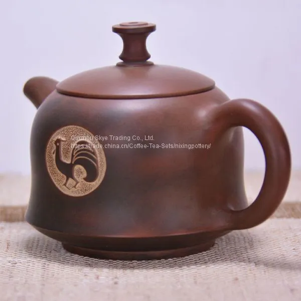 Современный чайник с изображением курицы photo-3