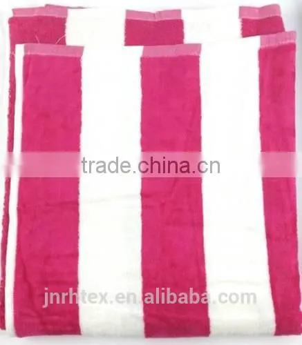 WHITE STRIPE HOTEL CABANA BEACH TOWELS POOL TOWEL photo-2