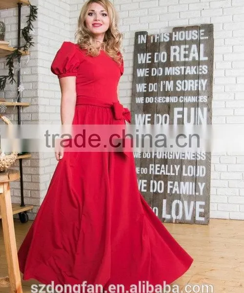 Mom And Daughter Dress Matching Women Maxi Size Gown Girls Party Dresses photo-2