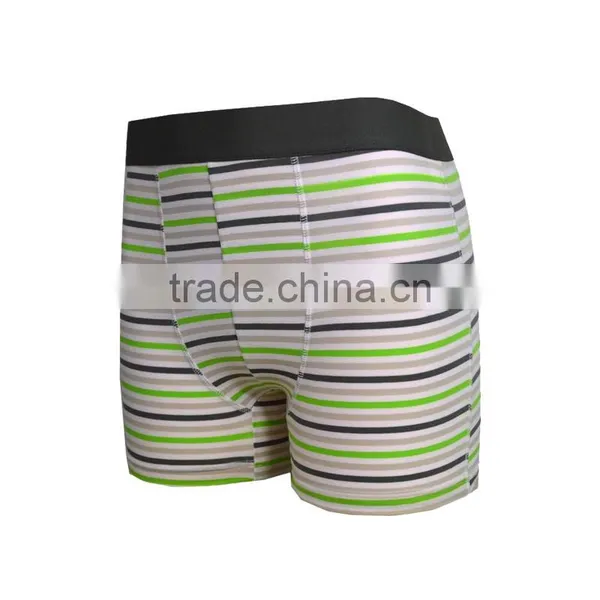 New Design Man's Cotton Underwear Boxer Suits With Brief Stripes photo-2