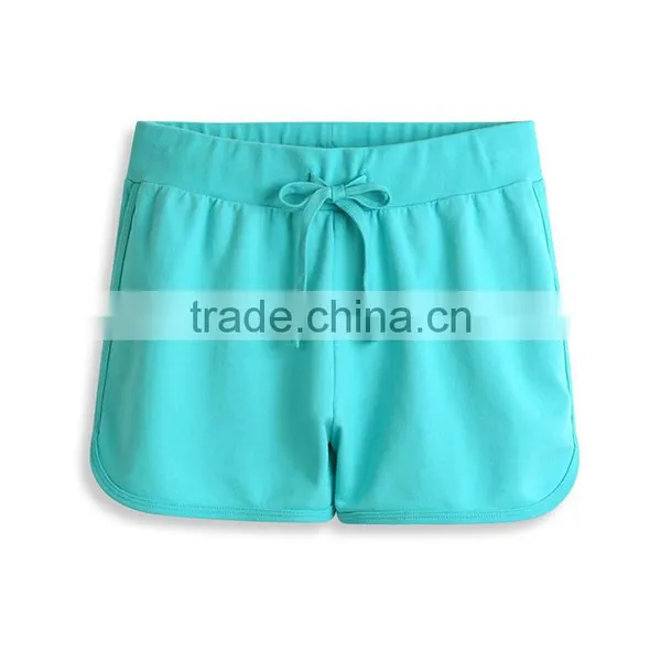 Bulk China Manufacturer French Terry Sport Wholesale Blank Board Women Shorts photo-2
