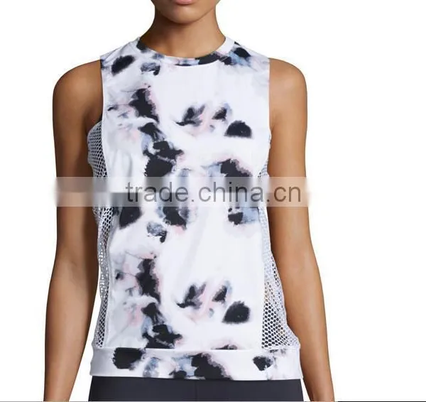 Wholesale Women Sports Yoga Tank Top Casual Gym Sport Wear Fashion Wear Sleeveless Vest photo-2