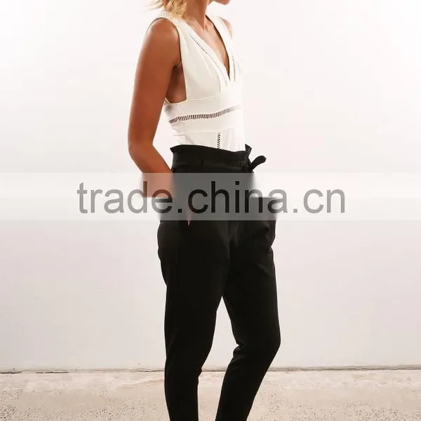 Most Fashionable Custom After Midnight Pant With Puckering, Pockets and Tie photo-4