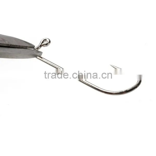 The Best Quality Fishing Tools Lot 100PCS Jig Hook Jig Big Stainless Steel Fishing Hooks White Color Fish Hook Size 2 photo-6