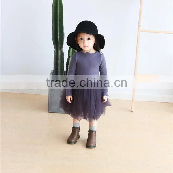 B41004A Children's Long Sleeve Spring Autumn Fairy Dress Kids Fashion Clothes photo-2