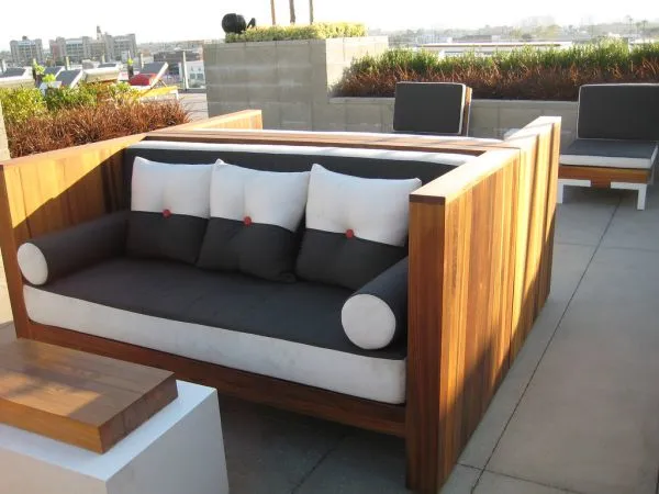 Hotel Contemporary Outdoor Furniture PE Rattan Sun Resistant Leisure