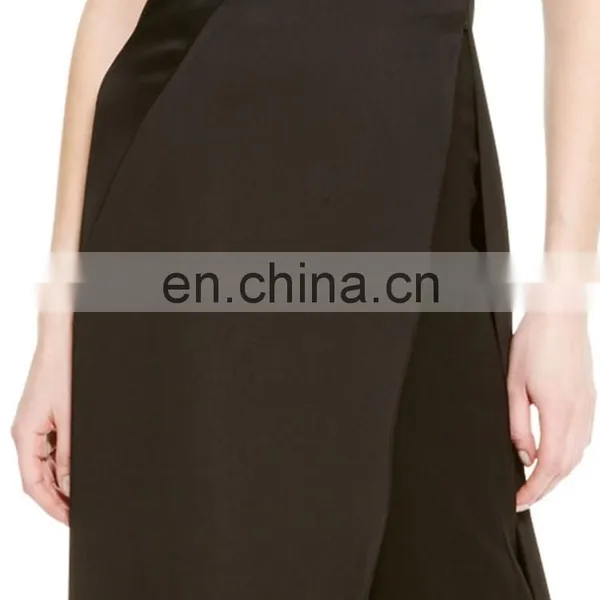 2016 New Summer Italian High Quality Backless Black Long Elgant Mermaid Evening Dresses NT6640 photo-4
