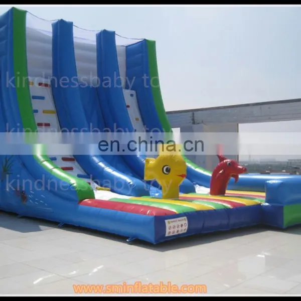 Top Fun Large Inflatable Snow Slide,kids Soft Climbing Slide,drill Playground for Children photo-3