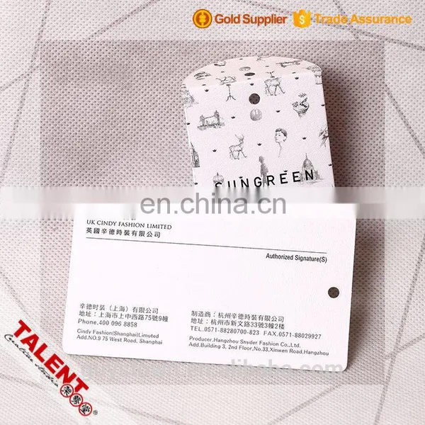 Custom Brand Name Logo Tag and Printed Paper Spare Button Bag for Clothing photo-4