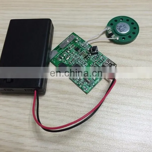 6 Sec To 60 Sec USB Mp3 Module With Slide Switch For Greeting Cards photo-2
