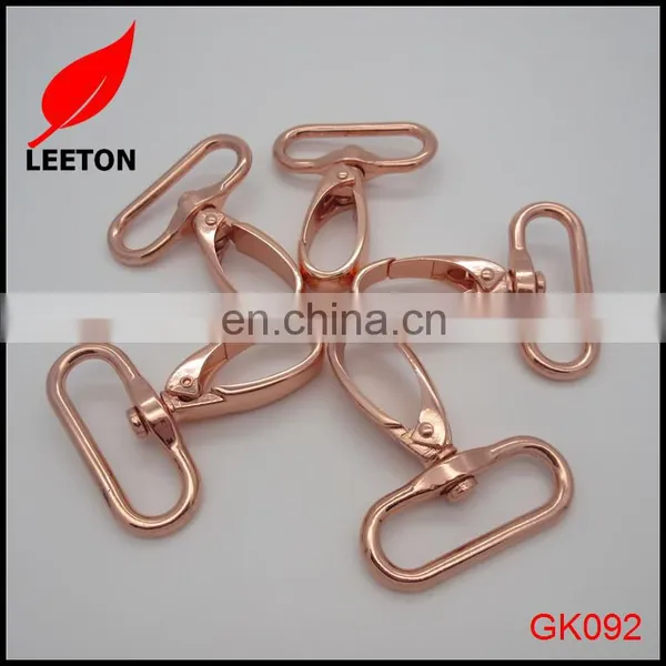 1.5inch Shiny Rose Gold Swivel Snap Hook for Leather Bag photo-3