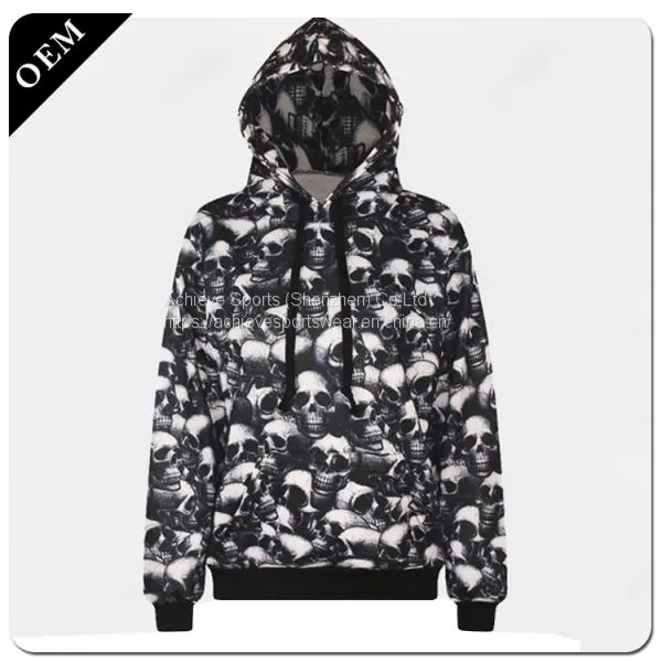 High Quality 100% Cotton Pullover Warm Wholesale Men Custom Printing Embroidery Hoodies photo-5