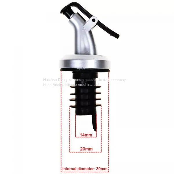 Olive Oil Sprayer Liquor Dispenser Wine Pourers Flip Top Stopper Kitchen Tools Eco-friendly Silicone Plastic Tools Outil de Cuis photo-4