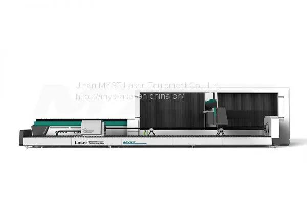 Fiber Laser Cutting Machine With Rotary Exchange Table and Cover MTF3015GR Custom Laser Cutting Machine Manufacturer photo-3