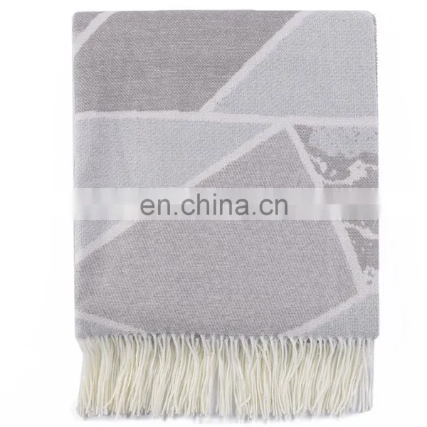 High Quality Soft Cozy 100%acrylic Printed Throw Blanket photo-2