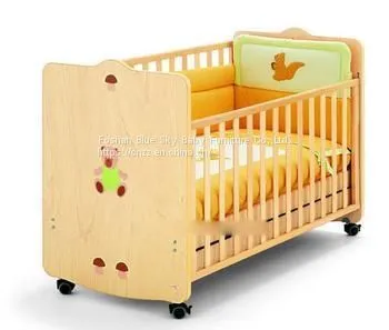 Cute cartoon baby crib