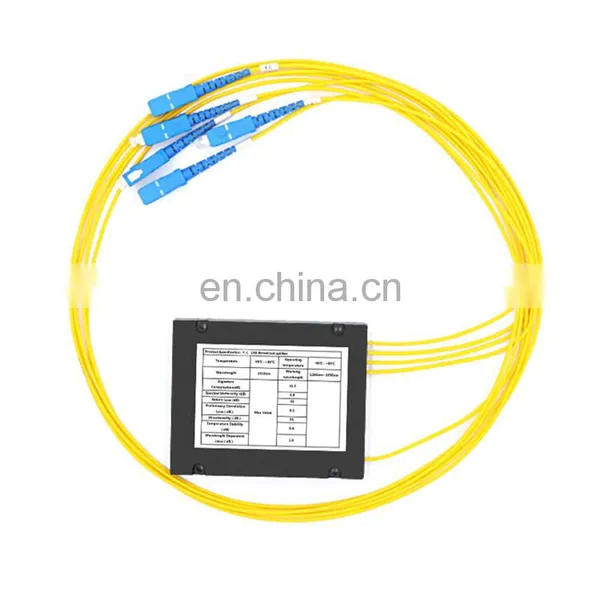 SC UPC 1x2 1x4 1x8 1x16 1x32 коробка типа ABS пассивный сплиттер/8-канальный оптический сплиттер 1 8 PLC
