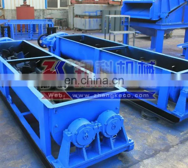 Gypsum Double Shaft Mixer for Briquette Making Production Line photo-4