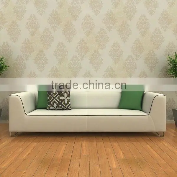 Modern Flower Pvc Wallpapers for Living Room
