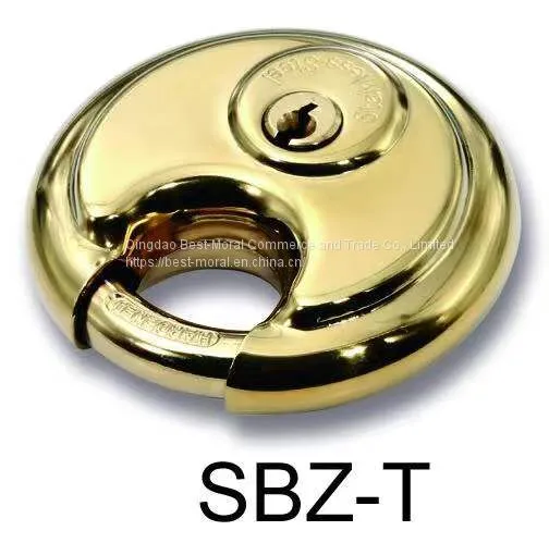 Colorful Keyed Disc and Discus Padlock With Strong Chrome Plated Shackle photo-4