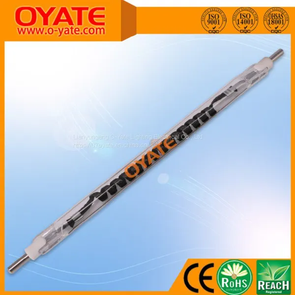 240v 1000w Carbon Fiber Infrared Heat Lamp for Industrial Heating Clear Infrared Single Tube Lamps photo-5