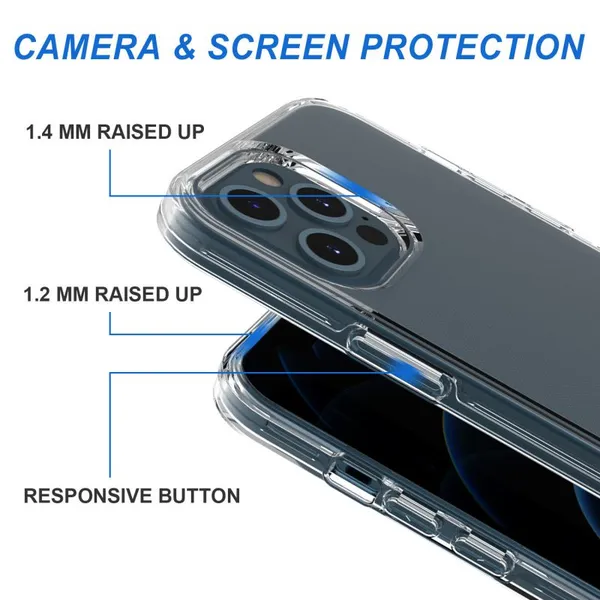 TPU Clear Anti-scratch Case For IPhone 13 Pro Max Shell Cases New Transparent Cover For IPhone 6 7 8 Plus X Xr 11 12 13 14 Pro photo-5