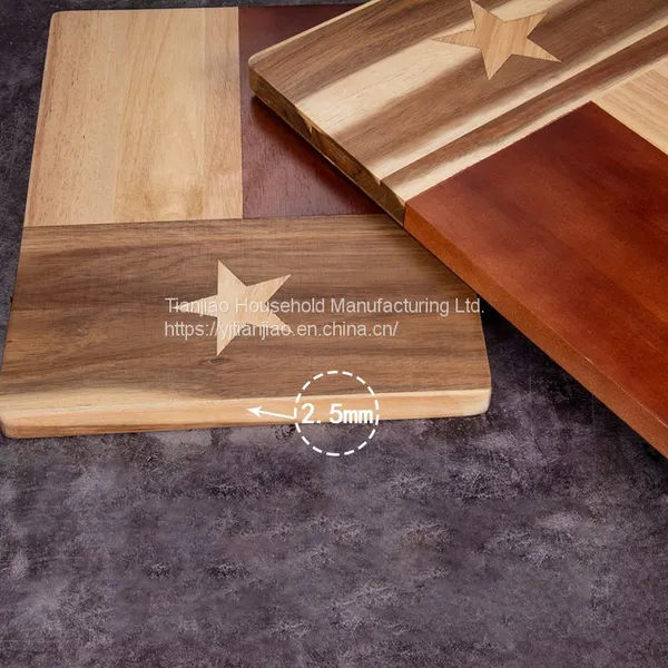 Customized Acacia Wood Splicing Rubber Wood Chopping Board Cutter Vegetable Meat Cheese Kitchen Solid Wooded Cutting Boards photo-3