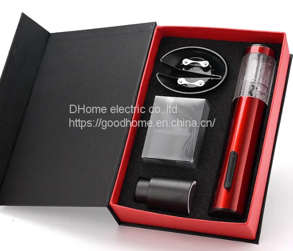 Red Wine Electric Bottle Opener Rechargeable Electric Red Wine Screwdriver Wine Gift Set（Wechat:13510231336）