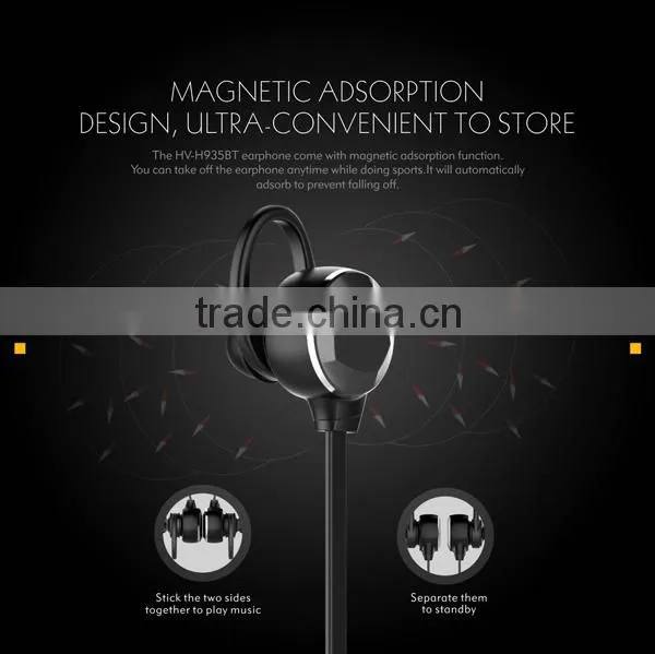 Sports Magnetic Bluetooth Headphone Wireless Headset CSR8645 photo-5