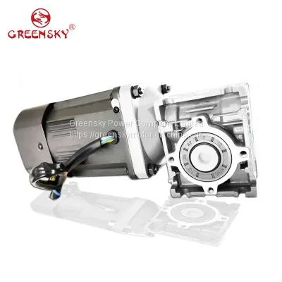 90/120W AC Induction Motor With Right Angle Nmrv Worm Gearbox