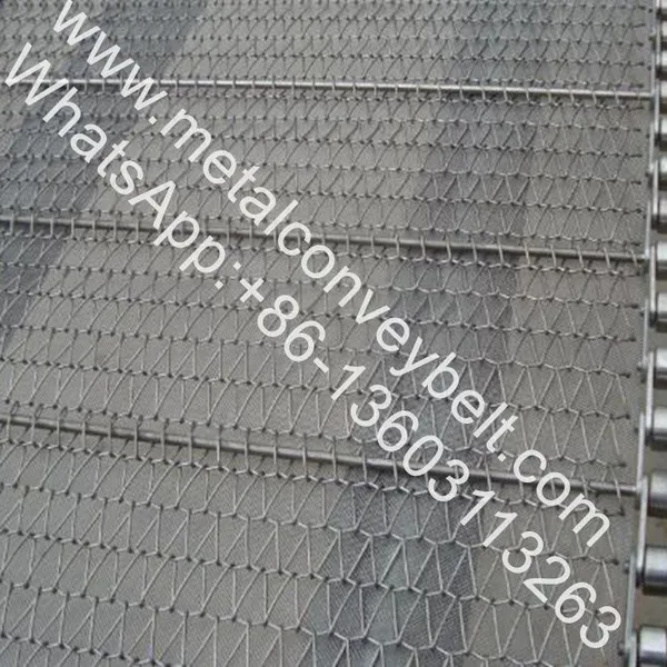Food Drying Belt Custom Made Stainless Steel Metal Spiral Wire Mesh Conveyor Belt With Chain Driven photo-4