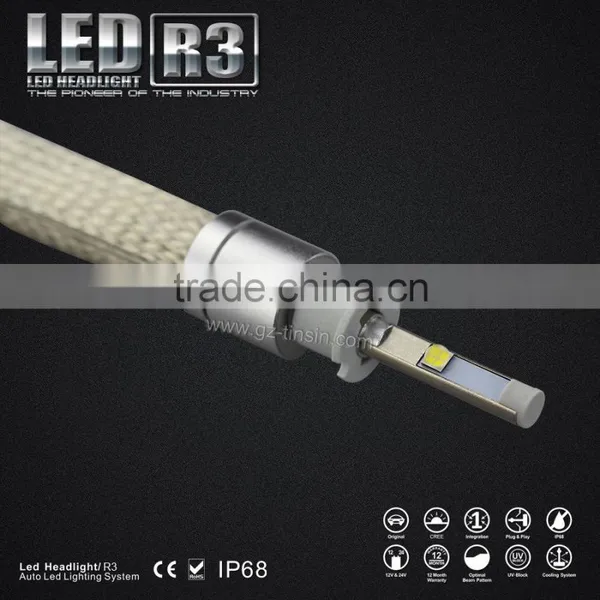 24v Led Light Automobile 40W All in One Car h3 Led Headlight Bulbs photo-5