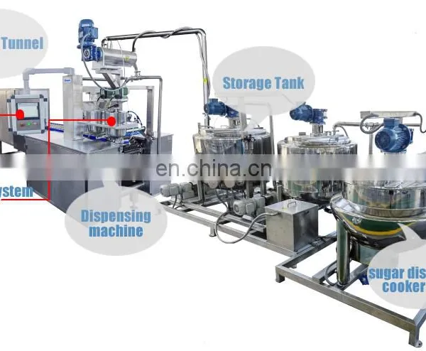 CHINA Factory Automatic Production Mini Manufacture Part Make Gummy Machine photo-4