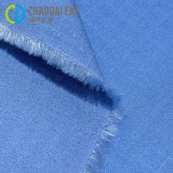 Stretchy Plaid 47%Nylon+48%Cotton+5%Sp 220gsm Woven Canvas Fabric for Workwear photo-4