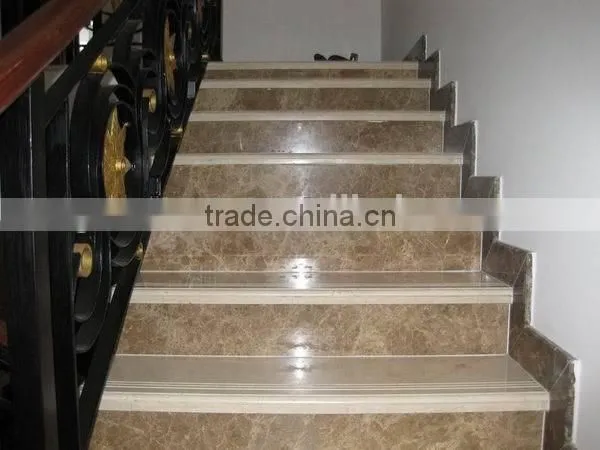 Natural Turkey Grey Marble Domestic Decoration Stairs photo-2
