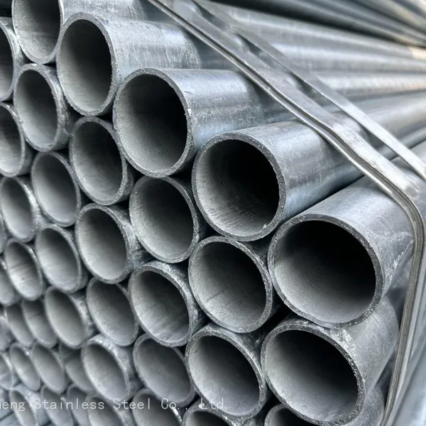 BS 1387 ASTM A53 a 500 Galvanized Steel Pipe Factory photo-1
