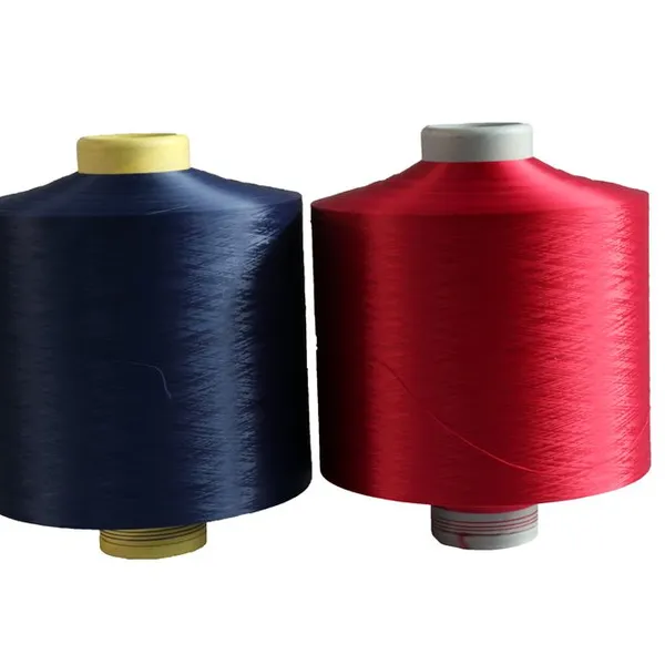 High Color Fastness Dope Dyed Polyester Yarn DTY Anti UV Yarn