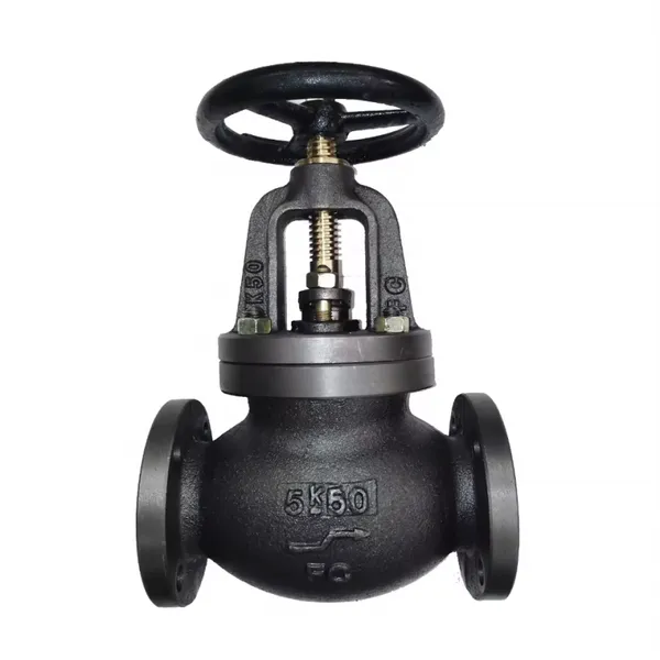 JIS 5K 10K 16K Cast Iron Flange Stop Globe Valve Marine Industrial Globe Valve Manufacturer photo-5