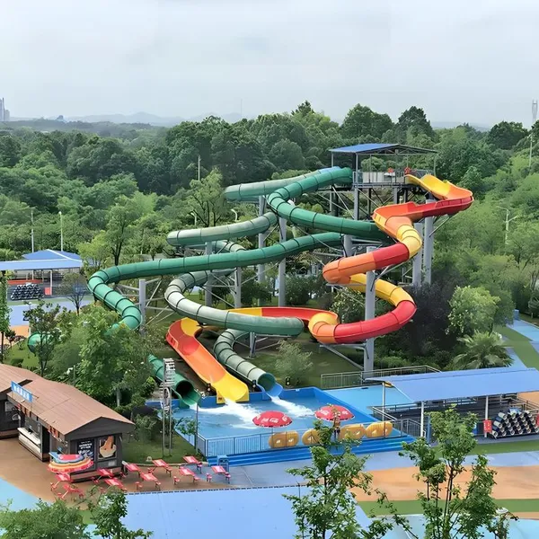 Guangzhou Water Park Equipment Source Manufacturers High-speed Combined Water Slide Large-scale Water Park Equipment Manufacturing photo-5
