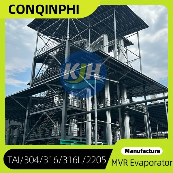 Industrial Wastewater MVR Evaporator 5000L/h 316L Stainless Steel PLC Automatic photo-2