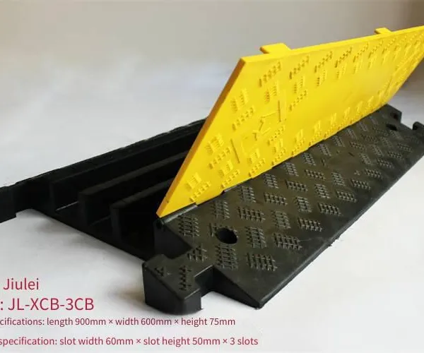 Jiulei Brand Jl-xcb-3cb Rubber and Plastic Bridge Belt [price] Length: 900mm * Width: 600mm * Height: 75mm, Slot Width: 60mm * Slot Height: 50mm * Three-wire Slot